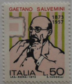 Інше Другое ^/--/^ Италия Сальвемини история политика  1973 MNH ^_^^^ Італія Сальвеміні історія політика 1973 MNH - фото фото фото