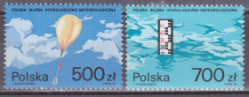 Польща Польша ^/--/^ Польша 1990 ГИДРОМЕТЕОРОЛОГИЯ ПОГОДА ПРОГНОЗ ЗОД ВОЗУШНЫЙ ШАР ТЕРМОМЕТР ШКАЛА Mi.3275-3276** MNH ^_^^^ Польща 1990 ГИДРОМЕТЕОРОЛОГІЯ ПОГОДУ ПРОГНОЗ ЗОД ВОЗУШНИЙ ШАР ТЕРМОМЕТР ШКАЛА Mi.3275-3276** MNH - фото фото фото