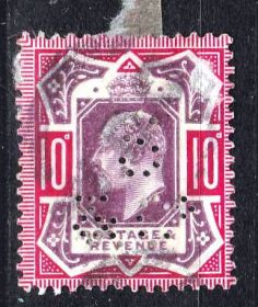 Великобританія Великобритания ^/--/^ Великобритания  1902 г - Эдуард VII - перфин ^_^^^ Великобританія 1902 - Едуард VII - перфін - фото фото фото