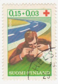 Скандинавія Скандинавия ^/--/^ Финляндия 1966 г. № 616 гашеная ^_^^^ Фінляндія 1966 р. No 616 гашена - фото фото фото