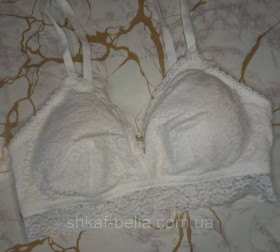 Бюстгальтери Бюстгальтеры ^/--/^ Бюстгальтер топ L 85 /--/ В 80 /--/ С H&amp;amp;M Гипюр ^_^^^ Бюстгальтер топ L 85 /--/ В 80 /--/ С H&amp;amp;M Гіпюр - фото фото фото