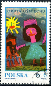 Мистецтво Искусство ^/--/^ Польша. 15 лет ордену Улыбки. Рисунки    (серия) 1983 г. ^_^^^ Польща. 15 років ордену Усмішки. Малюнки (серія) 1983 - фото фото фото