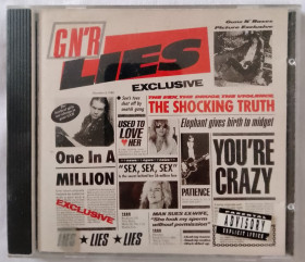 Музичні диски Музыкальные диски ^/--/^ CD Guns N&amp;apos; Roses – G N&amp;apos; R Lies     (1988, Geffen Records 9 24198-2, Matr DIDX 004145 12, US) ^_^^^ CD Guns N&amp; Roses – G N&amp;apos; R Lies (1988, Geffen Records 9 24198-2, Matr DIDX 004145 12, US) - фото фото фото