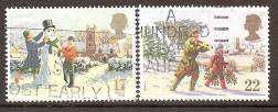 Великобританія Великобритания ^/--/^ Великобритания 1990 Sc.1340,1341 used Рождество ^_^^^ Велика Британія 1990 Sc.1340,1341 used Різдво - фото фото фото