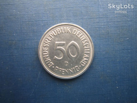 НДР, ФРН ГДР, ФРГ ^/--/^ Монета 50 пфенігів Німеччина ФРН 1981 D ^_^^^ Монета 50 пфеннигов Германия ФРГ 1981 D - фото фото фото
