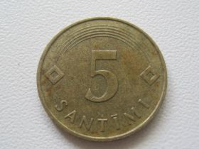 Латвія Латвия ^/--/^ Латвия 5 сантимов 1992 года 29954 ^_^^^ Латвія 5 сантимів 1992 року 29954 - фото фото фото