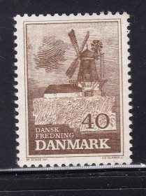 Балканський півострів Балканский полуостров ^/--/^ Дания  1955 г MNH - мельница ^_^^^ Данія 1955 MNH - млин - фото фото фото