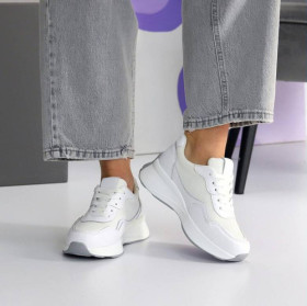 Кросівки Кроссовки ^/--/^ Белые кожаные женские кроссовки Bresti 36,37,41 /--/ р код 26966 36 ^_^^^ Білі шкіряні жіночі кросівки Bresti 36-41 /--/ р код 26966 36 - фото фото фото