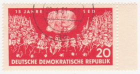 НДР, ФРН ГДР, ФРГ ^/--/^ ГДР 1961 /--/ г.№ 566 /--/ гашеная ^_^^^ НДР 1961 /--/ р.No 566 /--/ гашена - фото фото фото