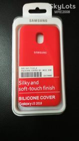 Чохли, бампера Чехлы, бампера ^/--/^ Чехол Silicone Cover для Samsung Galaxy J /--/ 3 2018 red - фото фото фото