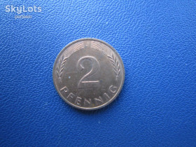 НДР, ФРН ГДР, ФРГ ^/--/^ Монета 2 пфеніги Німеччина ФРН 1991 J ^_^^^ Монета 2 пфенниги Германия ФРГ 1991 J - фото фото фото