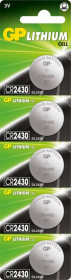 Батарейки, акумулятори Батарейки, аккумуляторы ^/--/^ Батарейка GP Lithium CR /--/ 2430-8 /--/ U /--/ 5 3 /--/ V 1 /--/ шт. (CR /--/ 2430-8 /--/ U /--/ 5) - фото фото фото