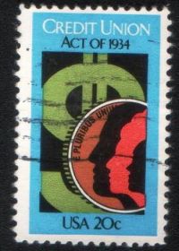 Північна Америка Северная Америка ^/--/^ США (1984) 50 лет Акта о кредитных союзах ^_^^^ США (1984) 50 років Акту про кредитні спілки - фото фото фото