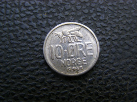 Норвегія Норвегия ^/--/^ 10 эре  Норвегия 1969 г ^_^^^ 10 ери Норвегія 1969 - фото фото фото