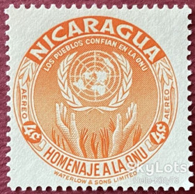 Центральна Америка Центральная Америка ^/--/^ Никарагуа 1954 ООН Mi 1066 MNH ^_^^^ Нікарагуа 1954 ООН Mi 1066 MNH - фото фото фото