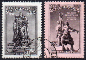 СРСР - СССР - ^/--/^ СРСР 1957 - 200 років Академії мистецтв СРСР  (Г) ^_^^^ СССР 1965 - История отечественной почты ** - фото фото фото