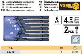 Інші інструменти Другие инструменты ^/--/^ Набор отвертка викрутки мини прецизийни 6 шт VOREL-64310 ^_^^^ Набір викрутки міні прецизійні 6 шт VOREL-64310 - фото фото фото