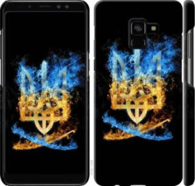 Чохли, бампера Чехлы, бампера ^/--/^ Чехол на Samsung Galaxy A /--/ 8 Plus 2018 A /--/ 730 /--/ F Герб 1635 /--/ c-1345 - фото фото фото