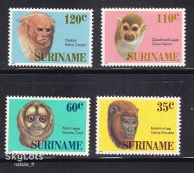 Фауна Фауна ^/--/^ NM Фауна Суринам 1987 г  MNH - ^_^^^ NM Фауна Сурінам 1987 MNH - фото фото фото