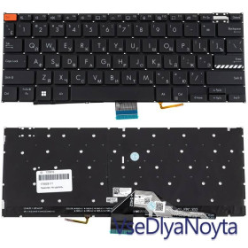 Клавіатури Клавиатуры ^/--/^ Клавиатура для ноутбука ASUS (K /--/ 3402 series) rus, black, без фрейма, подсветка клавиш (Red Esc) ^_^^^ Клавіатура для ноутбука ASUS (K /--/ 3402 series) rus, black, без фрейму, підсвічування клавіш (Red Esc) - фото фото фото