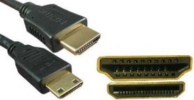 Зарядні пристрої, кабелі Зарядные устройства, кабели ^/--/^ Мini hdmi на HDMI с GOLD контактами  (2 м) ^_^^^ Mini hdmi на HDMI з GOLD контактами (2 м) - фото фото фото