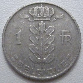 Бельгія Бельгия ^/--/^ Бельгія 1 франк 1958 року Belgique 42569 ^_^^^ Бельгия 1 франк 1958 года Belgique 42569 - фото фото фото