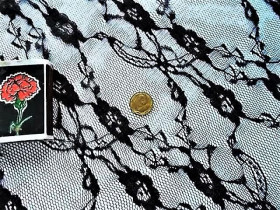 Тканина Ткань ^/--/^ Ткань  кружево  на тюле темно-коричневый цвет  5 кусков. For Hand Made, рукоделия, поделок ^_^^^ Тканина мережева на тюлі чорна 5 шматків. For Hand Made, рукоділля - фото фото фото