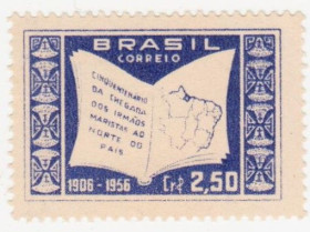 Південна Америка Южная Америка ^/--/^ Бразилия   1956  г. № 910 ** ^_^^^ Бразилія 1956 No 910 ** - фото фото фото