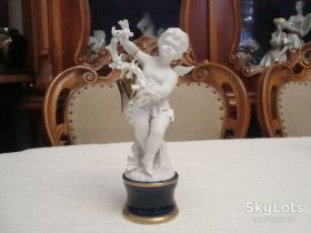 Статуетки, Скульптури, Фігурки, Фарфор Статуэтки, Скульптуры, Фигурки, Фарфор ^/--/^ Статуэтка Путти Ангел Фарфор Италия  ) ^_^^^ Статуетка Путті Ангел Фарфор Італія - фото фото фото