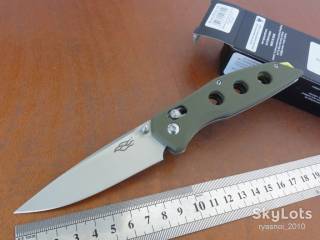 Ножі, мультітули Ножи, мультитулы ^/--/^ Firebird FB /--/ 7621-GR, 440 /--/ С Satin, G /--/ 10 Green, Axis Lock, Подшипник, Ganzo ^_^^^ Firebird FB /--/ 7621-GR, Axis Lock, Колір Армійський зелений, Підшипник - фото фото фото