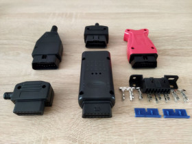 Автоінструмент Автоинструмент ^/--/^ Универсальный разборный разъем OBD II / OBD 2 / ОБД 2 - 16-pin - папа - мама ^_^^^ Універсальний розбірний роз'єм OBD II / OBD 2 / ОБД 2 - 16-pin - тато - мама - фото фото фото