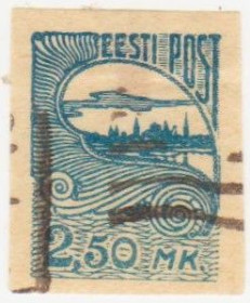 Балтійські країни Балтийские страны ^/--/^ Эстония  1920 г № 37 гашеная ^_^^^ Естонія 1920 р. No 37 гашена - фото фото фото
