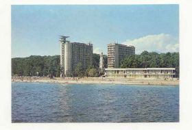 СРСР СССР ^/--/^ СССР 1982 Открытка  Кавказ Пицунда Клюев ^_^^^ СРСР 1982 Листівка Кавказ Піцунда Клюєв - фото фото фото