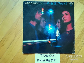 Платівки Пластинки ^/--/^ Конверт без платівки-C and K Vocal-Generation  (ламінований)-Чехословаччина ^_^^^ Конверт без пластинки C and K Vocal-Generation (ламинированный)-Чехословакия - фото фото фото