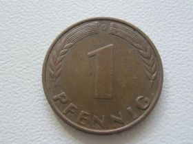 НДР, ФРН ГДР, ФРГ ^/--/^ Германия - ФРГ 1 пфенниг 1950 года G 28566 ^_^^^ Німеччина - ФРН 1 пфеніг 1950 року G 28566 - фото фото фото