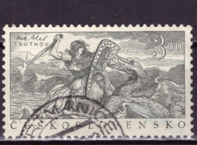 Мистецтво Искусство ^/--/^ Чехословакия. 100 лет со дня рождения Микулаша Алеся   (серия без 1 м.) 1952 г. ^_^^^ Чехословаччина. 100 років від дня народження Мікулаша Алеся (1952) - фото фото фото
