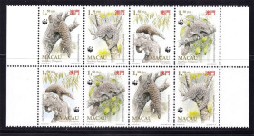 Фауна Фауна ^/--/^ Макао / Macau 1995 г MNH - WWF - 2 /--/ е сцепки - полная серия ^_^^^ Макао / Macau 1995 MNH - WWF - 2 /--/ е зчеплення - повна серія - фото фото фото