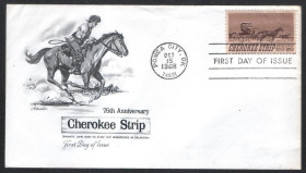 Америка Америка ^/--/^ США  (1968) Земельные гонки 1893 года в Полосе Чероки. КПД ^_^^^ США (1968) Земельні гонки 1893 року в Смузі Черокі. ККД - фото фото фото