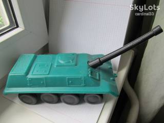 Військова техніка Военная техника ^/--/^ Самоходное орудие. Игрушка советского периода. Новая. ^_^^^ Самохідна зброя. Іграшка радянського періоду. Нова. - фото фото фото