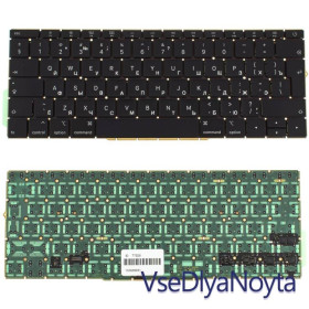 Клавіатури Клавиатуры ^/--/^ Клавиатура для ноутбука APPLE (MacBook Pro Retina: A /--/ 1708 (2016-2017)) rus, black, BIG Enter, подсвет ^_^^^ Клавіатура для ноутбука APPLE (MacBook Pro Retina: A /--/ 1708 (2016-2017)) rus, black, BIG Enter, підсвітлення - фото фото фото
