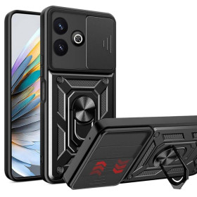 Чохли, бампера Чехлы, бампера ^/--/^ Чохол Fiji Camera Defence для ZTE Blade A /--/ 75 бампер із захистом камери та підставкою Black ^_^^^ Чехол Fiji Camera Defence для ZTE Blade A /--/ 75 бампер с защитой камеры и подставкой Black - фото фото фото