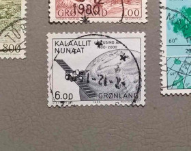 Скандинавія Скандинавия ^/--/^ Гренландия Космос Связь 1985 ^_^^^ Гренландія Космос Зв'язок 1985 - фото фото фото