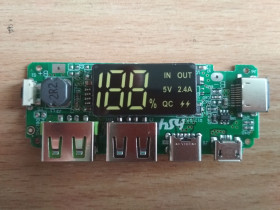 Плати Платы ^/--/^ Модуль для Павербанка 2 USB,  micro USB, type-c 5 V, 2.4 A без резерву! ^_^^^ Модуль для Павербанка 2 USB, micro USB, type-c 5 V, 2. 4 A без резерва! - фото фото фото