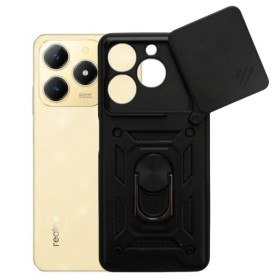 Чохли, бампера Чехлы, бампера ^/--/^ Чохол Fiji Camera Defence для Realme C /--/ 61 (RMX /--/ 3930) бампер із захистом камери та підставкою Black ^_^^^ Чехол Fiji Camera Defence для Realme C /--/ 61 (RMX /--/ 3930) бампер с защитой камеры и подставкой Black - фото фото фото