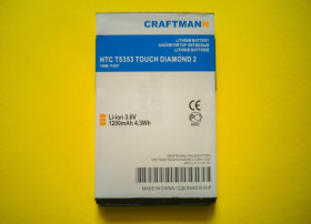 Акумулятори Аккумуляторы ^/--/^ Аккумулятор акб CRAFTMAN HTC Diamond 2 G /--/ 4 T /--/ 5353, Touch 2 T /--/ 3333, Tattoo A /--/ 3288, Click A /--/ 3288, Smart F /--/ 3188, Pure T /--/ 5588 TOPA /--/ 160 1100 мАч ^_^^^ Акумулятор акб CRAFTMAN HTC Diamond 2 G /--/ 4 T /--/ 5353, Touch 2 T /--/ 3333, Tattoo A /--/ 3288, Click A /--/ 3288, Smart F /--/ 3188, Pure T /--/ 5588 TOPA /--/ 160 1100 мАг - фото фото фото