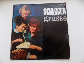Платівки Пластинки ^/--/^ Виниловая пластинка Schlager Grusse Производство Amiga ^_^^^ Виробництво Amiga Schlager Grusse - фото фото фото