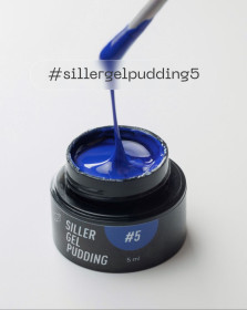 Інше Другое ^/--/^ Твердый гель-лак Siller Gel Pudding №5   (синий), 5 /--/ мл ^_^^^ Твердий гель-лак Siller Gel Pudding No /--/ 5 (синій), 5 /--/ мл - фото фото фото