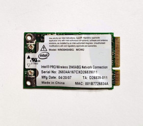 Wi-Fi адаптери Wi-Fi адаптеры ^/--/^ 585 Wi-Fi Intel WM /--/ 3945 /--/ ABG MOW /--/ 2 802.11 b/g mini PCI Express 54 Mbps для ноутбука - фото фото фото