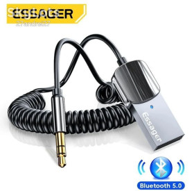 USB адаптери USB адаптеры ^/--/^ Автомобильный Bluetooth адаптер приемник Essager стерео 5.0 аукс aux ^_^^^ Автомобільний Bluetooth адаптер приймач Essager стерео 5.0 аукс aux - фото фото фото