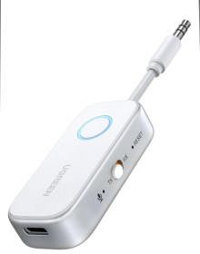 Адаптери Адаптеры ^/--/^ Адаптер UGREEN CM /--/ 872 Bluetooth 5.4 передавач-приймач 2-in-1 з мікрофоном для дзвінків акумулятор 18 годин White. Амазон. ^_^^^ Адаптер UGREEN CM /--/ 872 Bluetooth 5.4 передатчик-приемник 2-in-1 с микрофоном для звонков аккумулятор 18 часов White. Амазон. - фото фото фото
